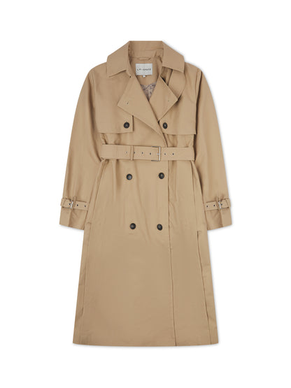 'VERSAILLES' SIGNATURE TRENCH COAT CAMEL