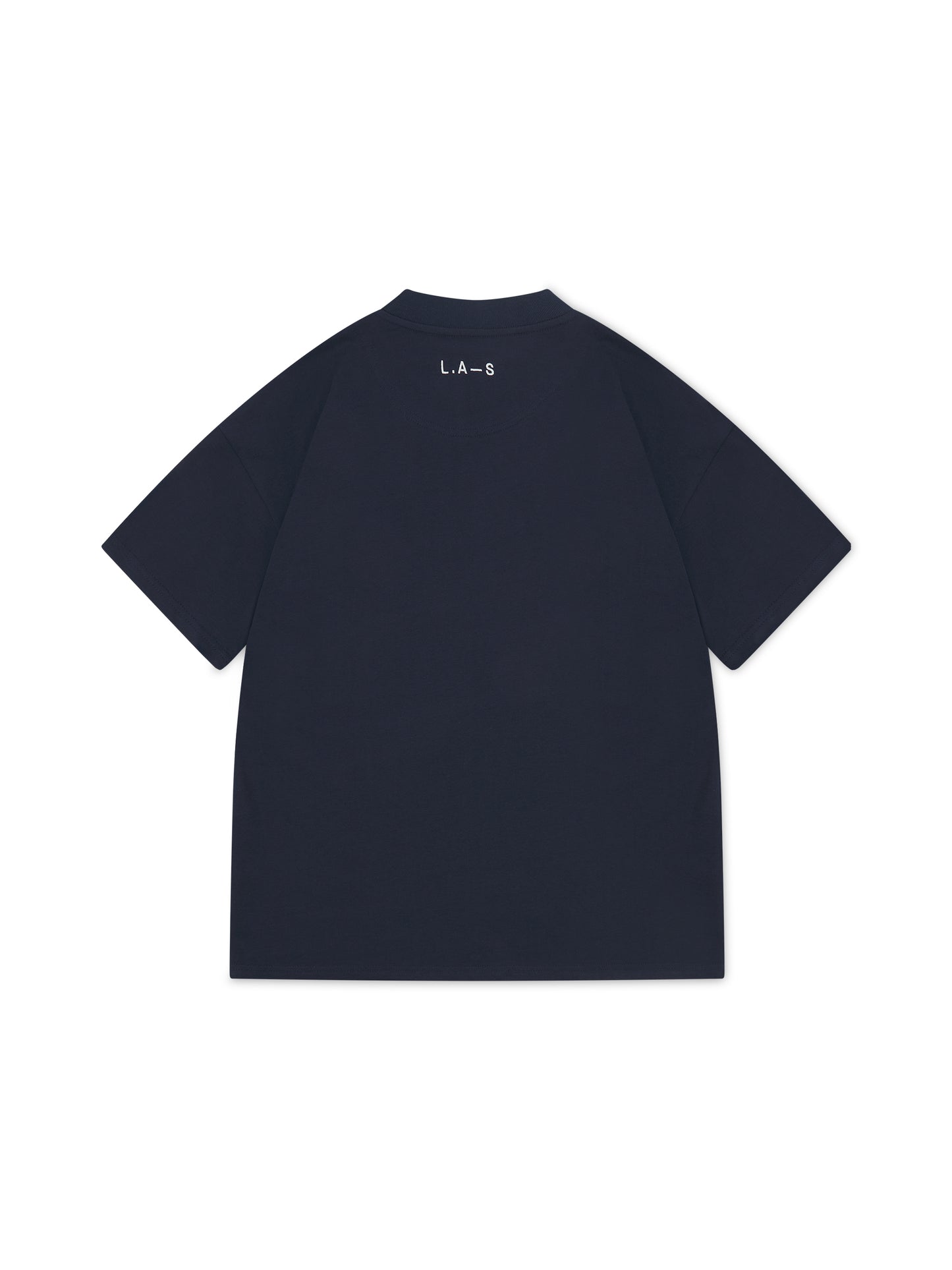 'NMFB' SLOGAN OVERSIZED T-SHIRT NAVY