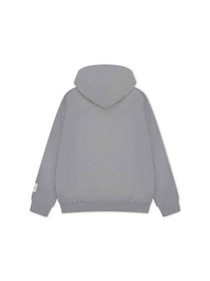 'SPACE' OVERSIZED HOODIE SLATE GREY