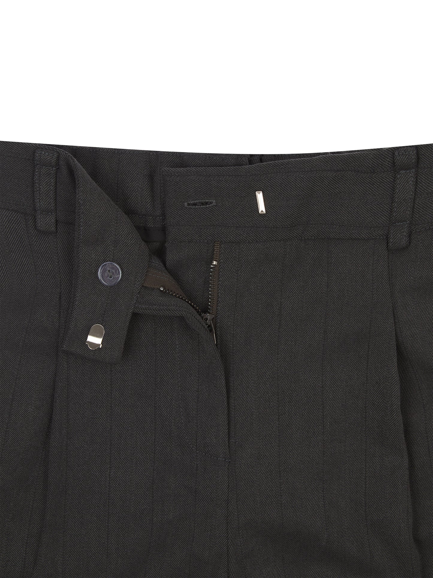 'BEAU' TAILORED WIDE LEG TROUSERS SLATE GREY