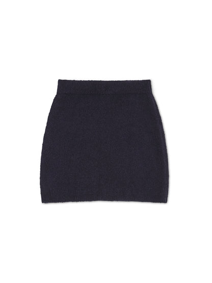 'HAMPTONS' KNITTED MINI SKIRT NAVY