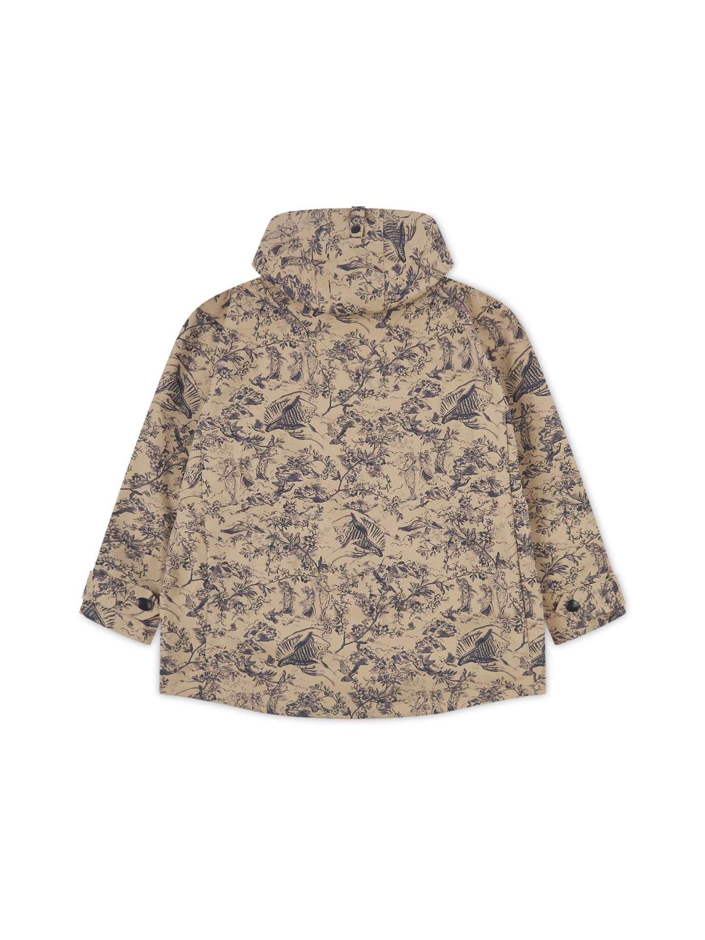 'VERMONT' OVERSIZED SIGNATURE PRINTED HOODED ANORAK