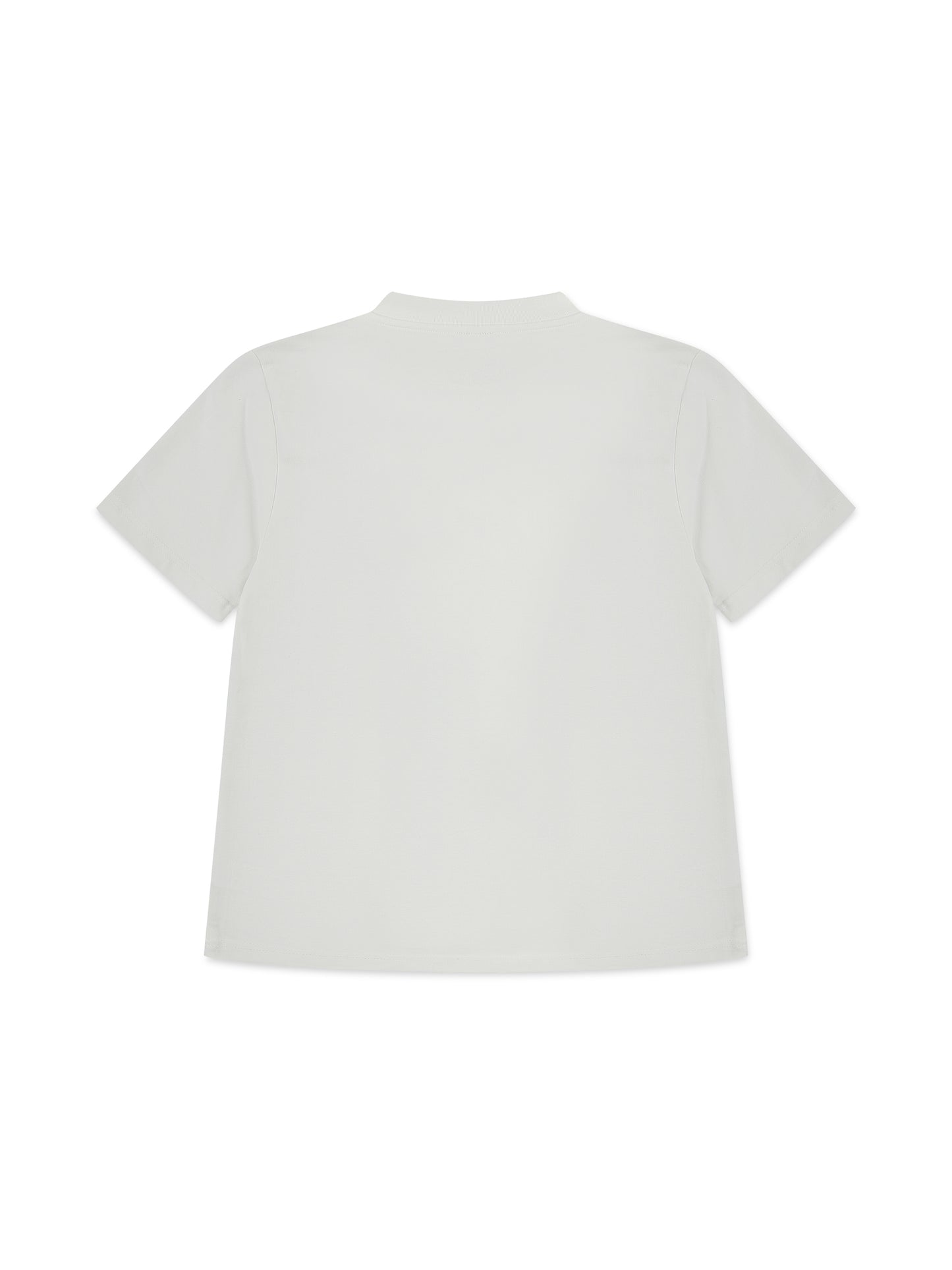 ‘L.A-S’ EMBROIDERED CLASSIC T-SHIRT WHITE