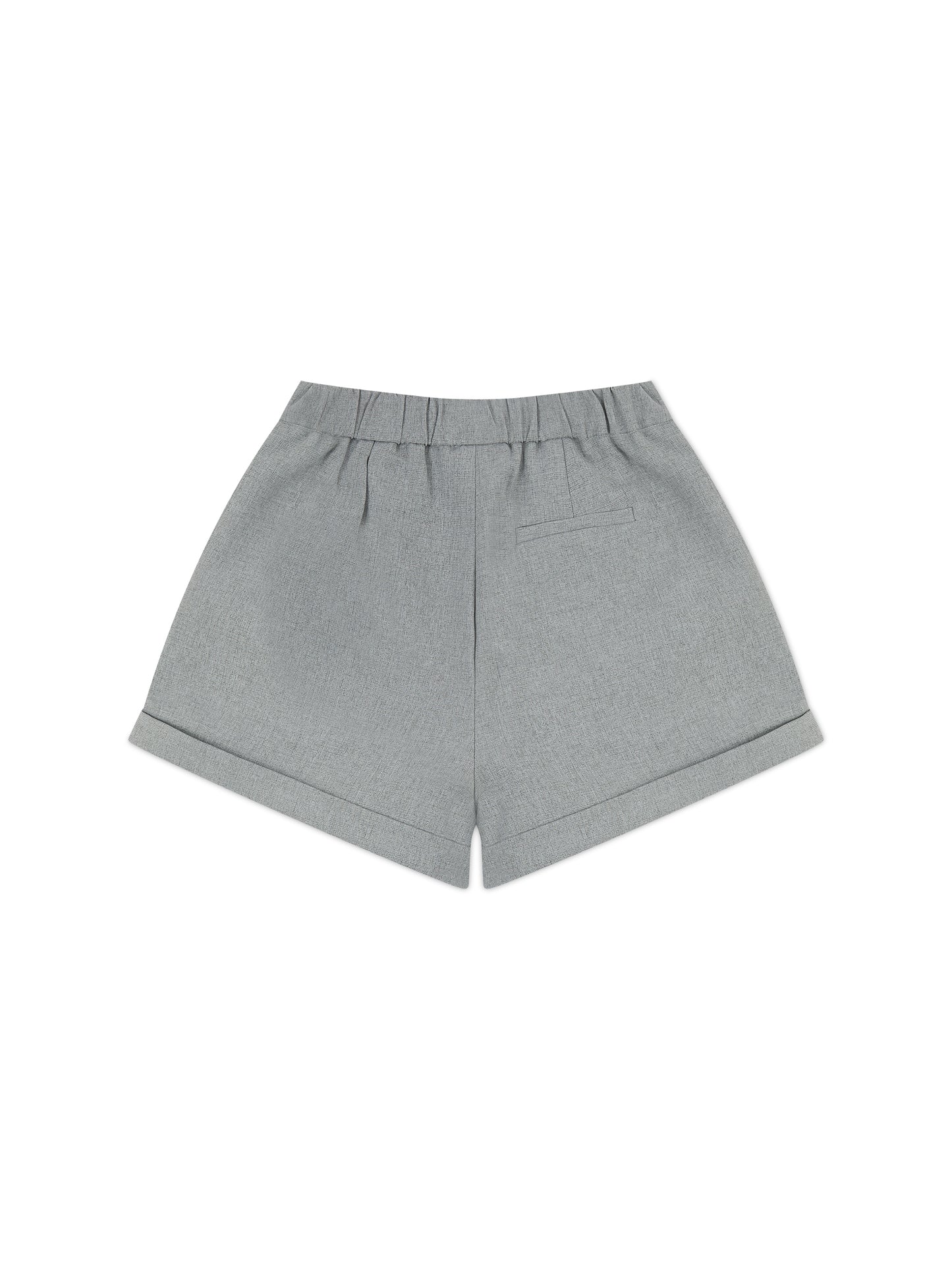 'ASTON' HIGH WAISTED TAILORED CITY SHORT GREY